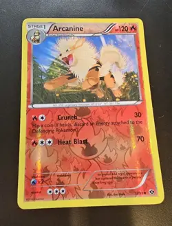Arcanine 13/99 Next Destinies Reverse Holo Uncommon Pokemon Card - NM - Image 1