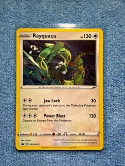English Rayquaza SWSH029 SWSH: Sword & Shield Promo Cards Holo Sea And Sky - Image 1