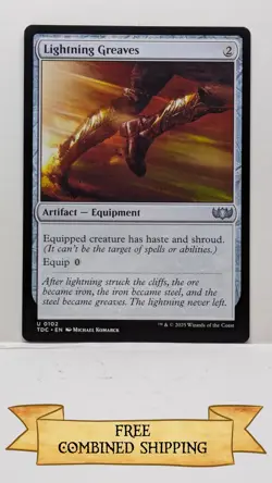 Lightning Greaves Commander: Tarkir: Dragonstorm Regular - Image 1
