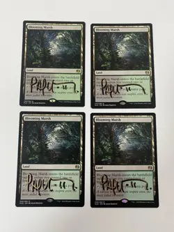 4x Blooming Marsh Regular Shadow Signed By The Artist - Image 1