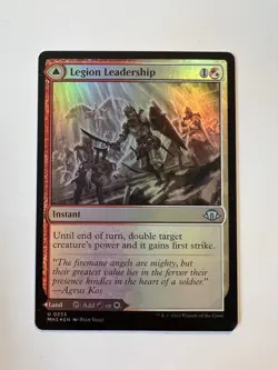 Legion Leadership / Legion Stronghold - FOIL - MTG Modern Horizons 3 - LP - Image 1