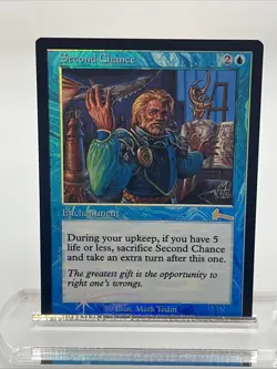 Second Chance FOIL Urza’s Legacy Near Mint Never Played Mtg Magic The Gathering - Image 1