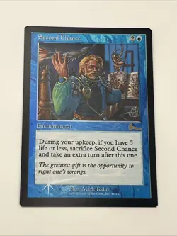 Second Chance FOIL Urza’s Legacy Near Mint Never Played Mtg Magic The Gathering - Image 2