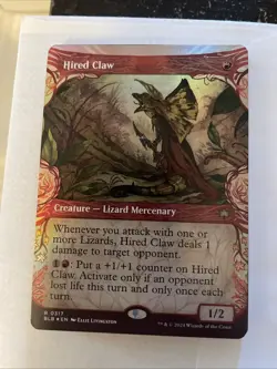 Hired Claw (Showcase) Bloomburrow Foil - Image 1