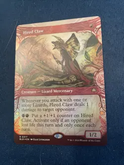 Hired Claw (Showcase) Bloomburrow Foil - Image 3