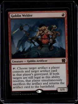 MTG 1x FOIL Goblin Welder NM Duel Decks Elves vs Inventors Magic - Image 1