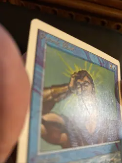 English - MTG Psionic Blast - MP With Surface Scratch - Unlimited Edition - Image 2