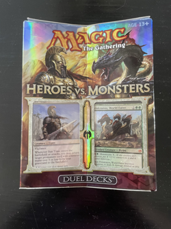 Magic the Gathering Heros vs Monsters Duel Decks Factory Sealed - Image 1