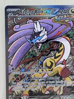 Pokemon TCG Prismatic Evolutions Sir Raging Bolt EX 166/131 NM/Mint Condition - Image 3