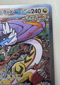 Pokemon TCG Prismatic Evolutions Sir Raging Bolt EX 166/131 NM/Mint Condition - Image 4