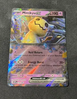 Mimikyu EX Black Star Promo SVP004 - Mimikyu Showcase Pokemon Card - NM+ - Image 1