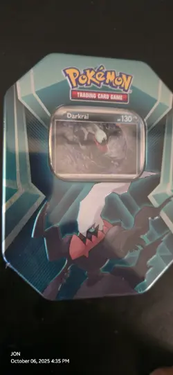 Pokemon TCG Darkrai Triple Whammy Collector's Tin Sealed - Image 2