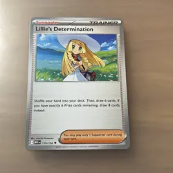 Lillie's Determination 119/132 Common Pokemon TCG MEG En: Mega Evolution NM - Image 1