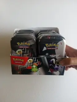Pokemon Unova Black Bolt 8 Mini Tins Unopened Factory Sealed W/Box - Image 1
