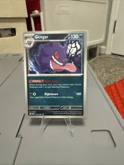 2024 Pokemon Scarlet Violet Paldean Fates Gengar 57/91 Free Ship - Image 2