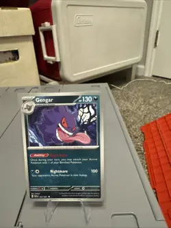 2024 Pokemon Scarlet Violet Paldean Fates Gengar 57/91 Free Ship - Image 4