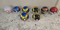 Pokemon TCG Pokeballs Tin Empty 8 Lot Nintendo Poke Balls 4.5" Diameter - Image 3