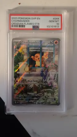 2023 POKEMON SVP EN-SV BLACK STAR PROMO #044 CHARMANDER OBSIDIAN FLAMES ETB - Image 3