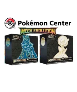 Pokemon Center Mega Evolutions Gardevoir & Lucario ETB Elite Trainer Box Sealed - Image 1