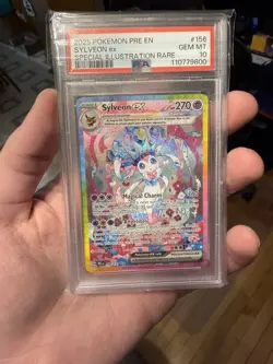 2025 Pokemon Prismatic Evolutions Sylveon EX Secret Illustration Rare - PSA 10 - Image 1