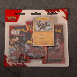 Pokemon TCG Destined Rivals - 3 booster packs & Zebstrika Promo - Image 2
