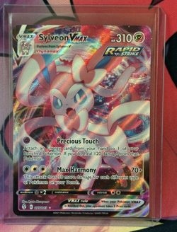 Pokemon Sylveon VMAX 075/203 Evolving Skies Holo Ultra Rare Full Art TCG 2021 - Image 1