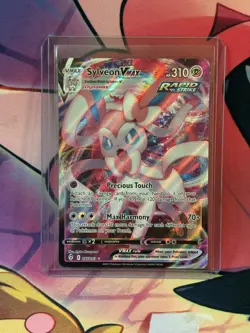 Pokemon Sylveon VMAX 075/203 Evolving Skies Holo Ultra Rare Full Art TCG 2021 - Image 3