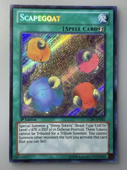 Scapegoat LCJW-EN066 Secret Rare 1st Edition - Lightly Played - Image 1