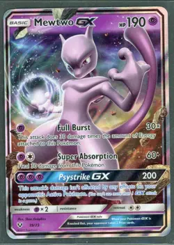 Pokemon Cards - Mewtwo GX 39/73 - eBay Live 10th Oct 8pm - Image 1