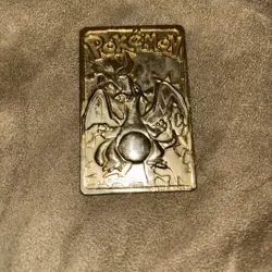 POKEMON Charizard #06 23k Gold Plated Card Vintage 1999 Burger King Promo. (43) - Image 2