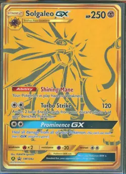 Pokemon Cards - Solgaleo GX SM104a - Promo - eBay Live 10th Oct 8pm - Image 1
