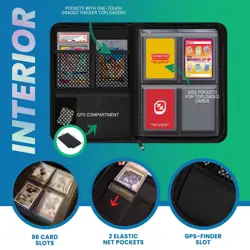 Toploader Binder Top Loader Card Storage, 96 Slots Binder for Cards, PU Leather - Image 3