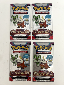 4 x S&V Paldea Evolved - Fun Packs - 3 Pokemon Cards each pack - Factory Sealed - Image 1
