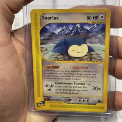 Pokemon Snorlax 100/144 Skyridge Regular E-Reader Card Non Holo Vintage LP/NM - Image 1