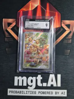 Pokemon Eevee TCG Card 078/066 Crimson Haze JP - Graded CGC 9 - Image 1