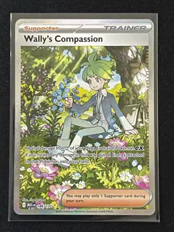 Pokemon TCG Mega Evolution Wally's Compassion SIR Holo Card 186/132 - Image 1