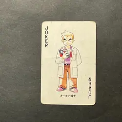 S1931 Professor Oak Joker Charizard Red Back Deck Playing Poker Card Pokemon - Image 1