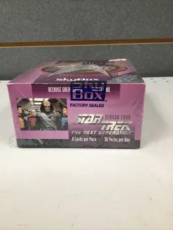 1996 Star Trek The Next Generation Season 4 ~ Sealed Trading Card Box Skybox VTG - Image 4