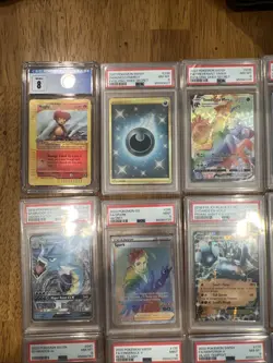Pokemon Start Your Collection-32 Graded Cards and Protective Case PSA/CGC lot - Image 2