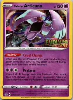Galarian Articuno - (Prerelease) Promo Sword & Shield Promo Cards SWSH123 NM - Image 1