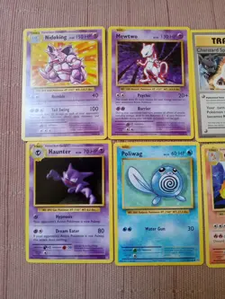 Pokemon TCG 8 Cards Lot 2 Vintage&6 Evolutions Lp&Nm Adding a Mystery Holo Bonus - Image 1