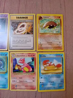 Pokemon TCG 8 Cards Lot 2 Vintage&6 Evolutions Lp&Nm Adding a Mystery Holo Bonus - Image 2