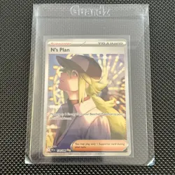 Pokemon N's Plan Special Illustration Rare Card 170/086 S&V Black Bolt - Image 1