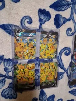 NM Pikachu V-Union + Zacian Set SWSH 139-142 Promo Pokemon Celebrations 8 Cards - Image 2