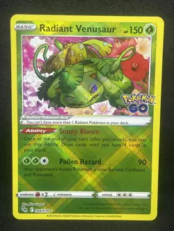 004/078 Radiant Venusaur | Pokemon Trading Card | Pokemon Go - Image 1