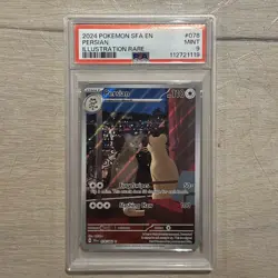 PSA 9 Persian 078/064 Illustration Rare Shrouded Fable MINT Graded Pokemon Card - Image 1