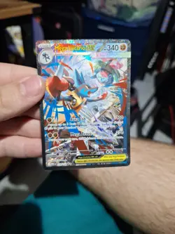 Mega LUCARIO Ex SIR 179/132 Secret Rare Pokemon Card Mint NM Pack Fresh - Image 3