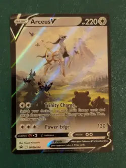 Arceus V SWSH204 SWSH: Sword & Shield Promo Cards Holo NM Ungraded - Image 1