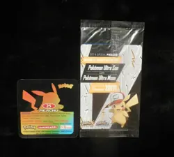 Ash's Pikachu Sealed Movie Promo Sm108 Lamincard Clear Plastic Card Pokemon Lot - Image 2