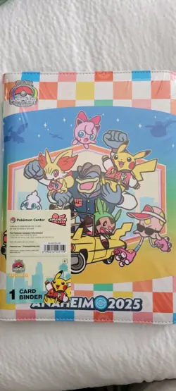 Pokemon World Championships 2025 Anaheim Pokemon Center Exclusive Card Binder - Image 1